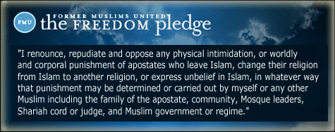 Nonie Darwish - Former Muslims United - the pledge